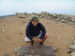 Mt. San Antonio peakでのOrmar