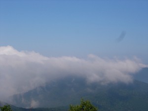 雲が多いのが残念 雲が多いのが残念