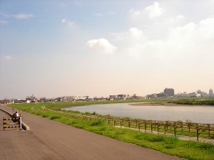 多摩川サイクリングロード 多摩川サイクリングロード