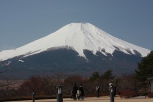 山中湖のホテルより